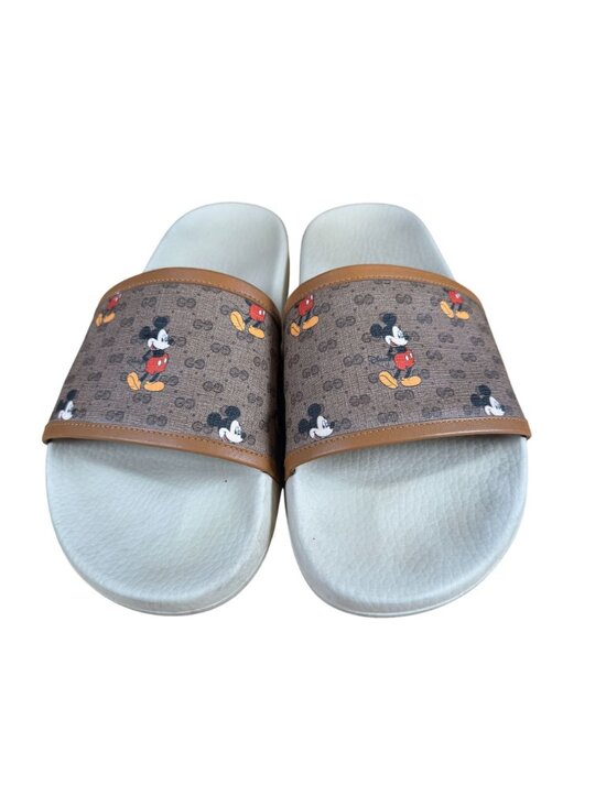 Gucci x Disney GG Supreme Mickey Mouse Logo Shoes Slides Size UK 10 US 11 main image 9